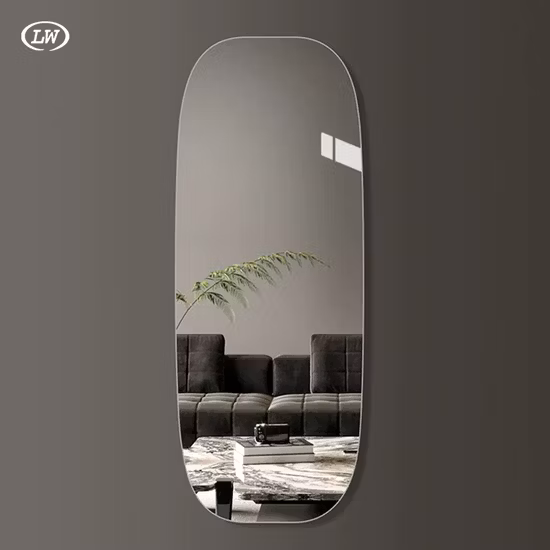 La medicazione a forma di nuvola a figura intera decora lo specchio moderno montato a parete