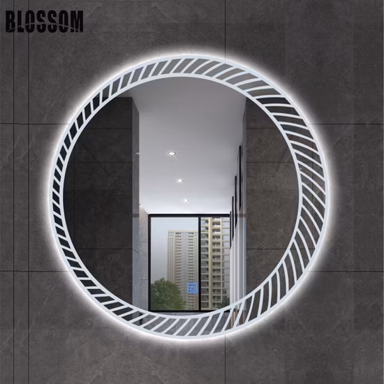 Forma irregolare, retroilluminazione a LED intelligente, specchio da bagno, decorazione murale